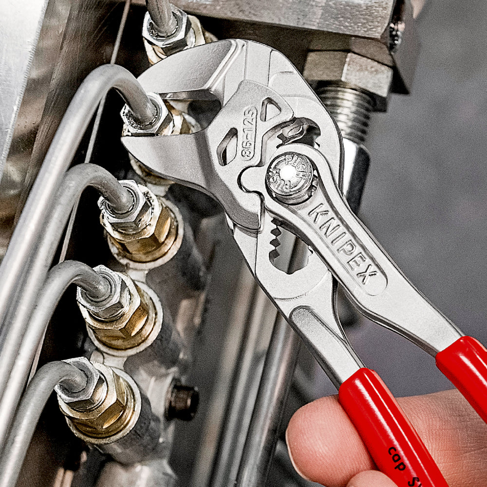 86 03 125 | Mini Pliers Wrench - Dual Use Tool | Coated Handle | Chrom