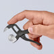 87 00 100 BK | Mini XS Pliers Wrench - Dual Use Tool | Grey Atramentized - 100mm