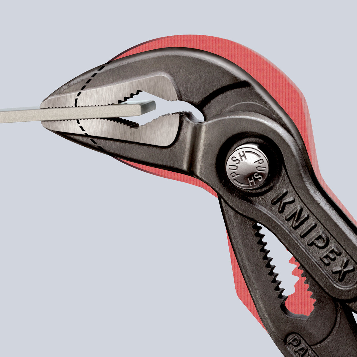 87 51 250 | Cobra® Extra-Slim Water Pump Pliers | Non-Slip Handle | Gr