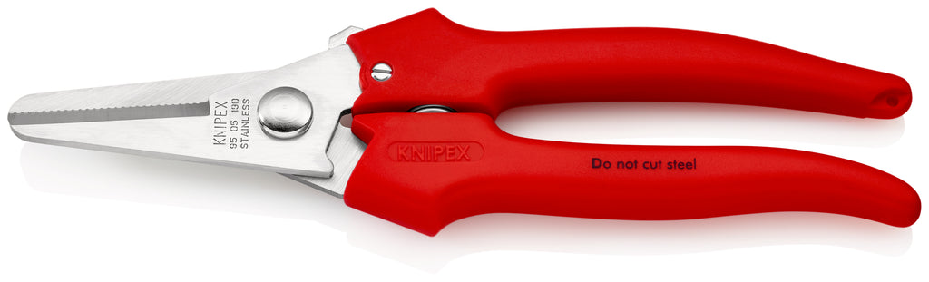 thumbnail image 2 of Knipex 95 05 190 Industrial Combination Shears – 190mm Workshop Scissors 2 of 2