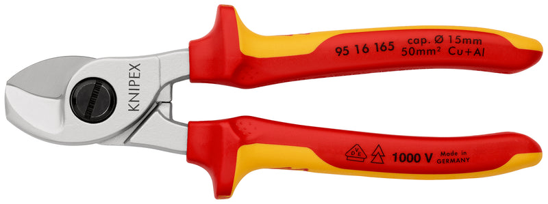 95 16 165 | VDE Cable Shears | Multi-Component Handle - 165mm