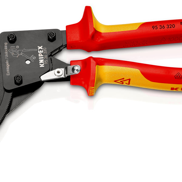 95 36 320 | VDE 3-Stage Ratchet Cable Cutter | Multi-Component Handle