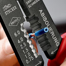 97 21 215 B | Crimping Pliers for Non-Insulated Plug Connectors | Multi-Component Handle - 230mm