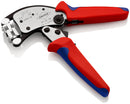 97 53 18 SB | Twistor®16 Self-Adjusting Crimping Pliers | Multi-Component Handle | Chrome Plated - 200mm