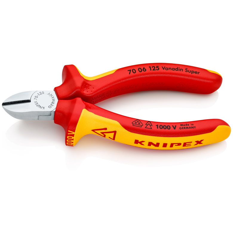 70 06 Series | VDE Diagonal Cutter | Multi-Component Handle | Chrome P