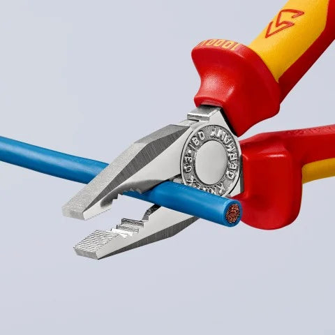03 06 Series | VDE Combination Pliers | Multi-Component Handle | Chrome Plated - (Various Sizes)